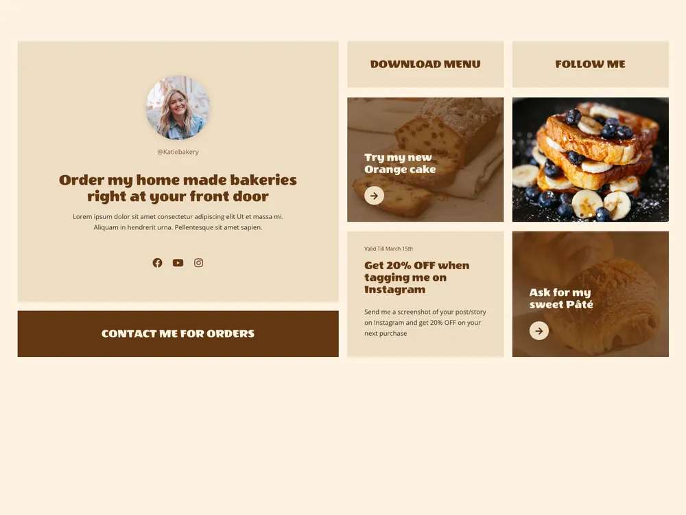 CRUMB template preview