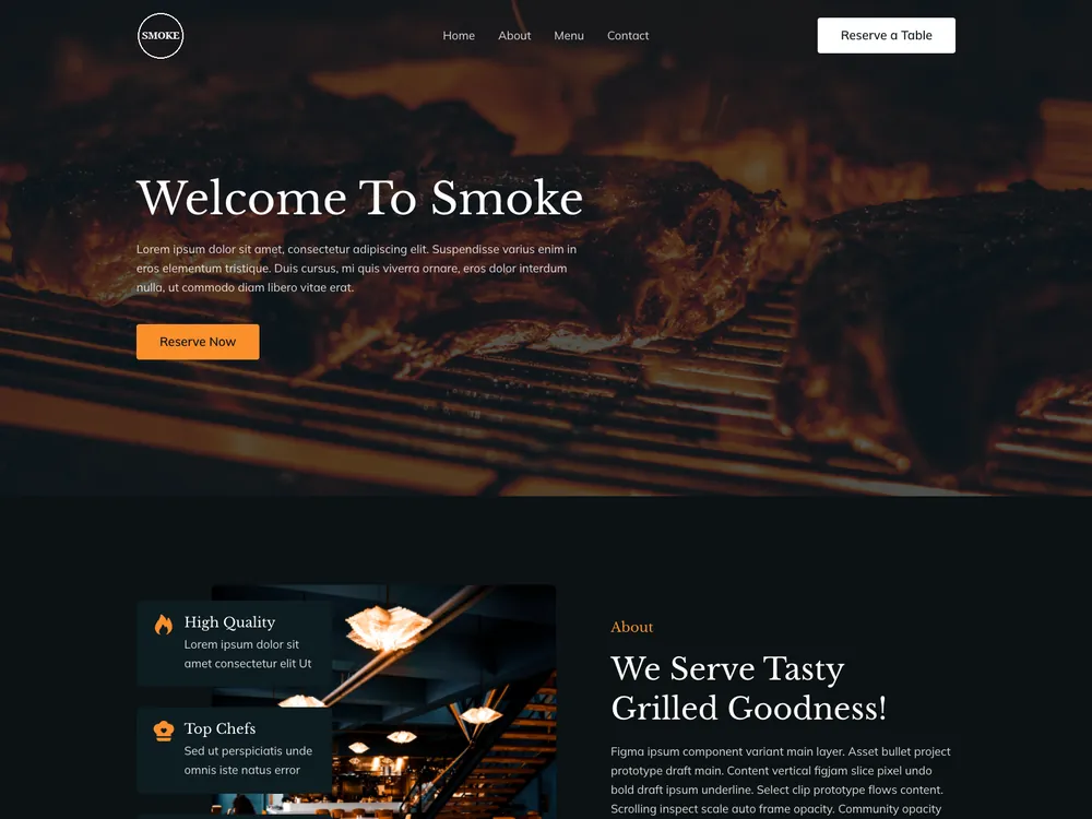 SMOKE template preview
