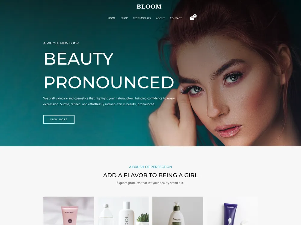 BLOOM template preview