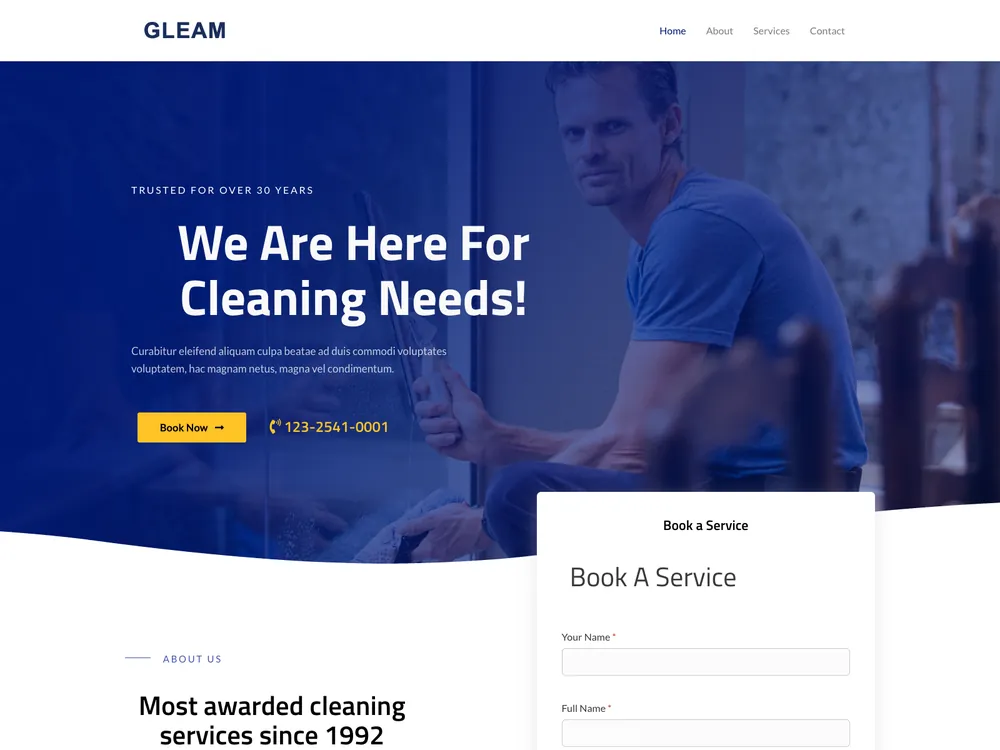 GLEAM template preview