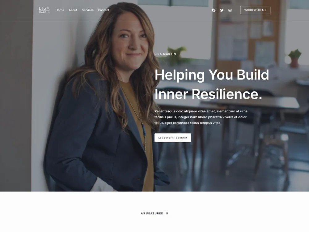 BUREAU template preview