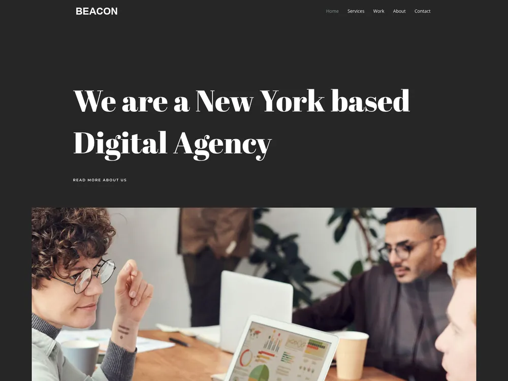 BEACON template preview
