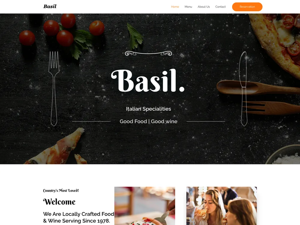 BASIL template preview
