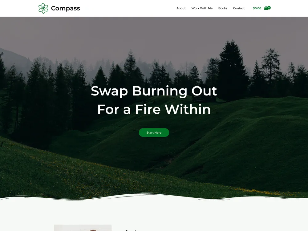 COMPASS template preview