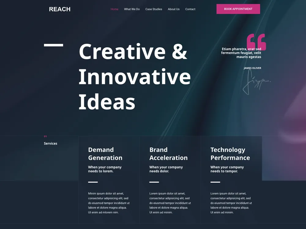 REACH template preview
