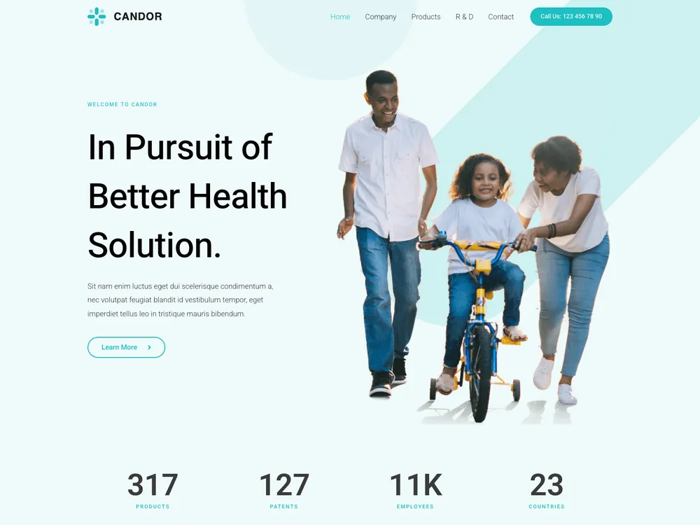 CANDOR template preview