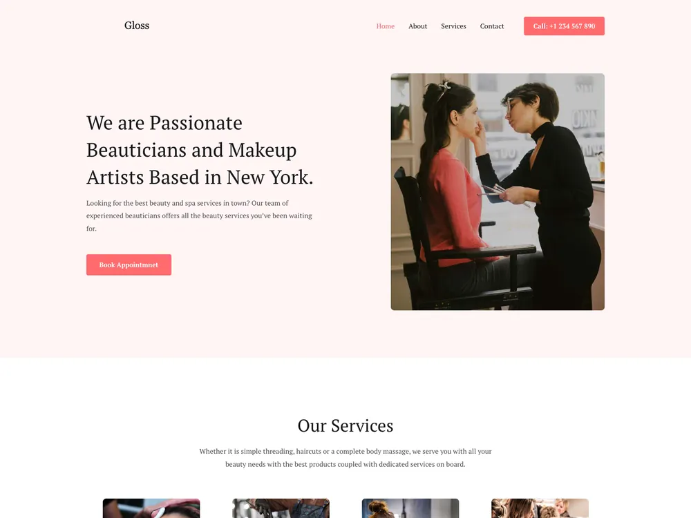 GLOSS template preview