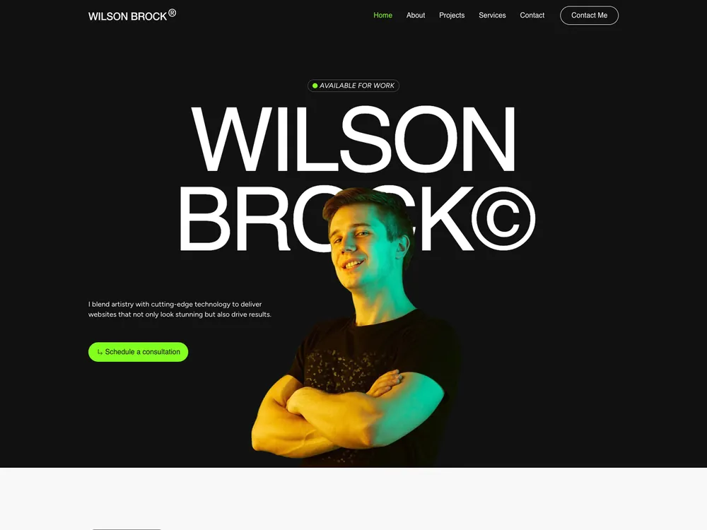 GRID template preview